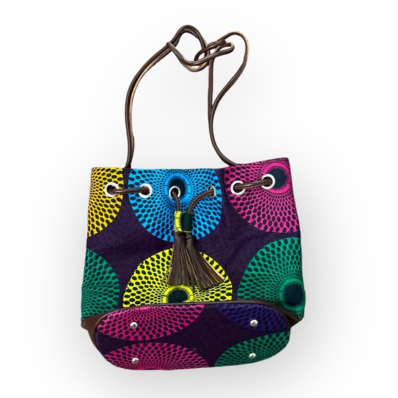 Drawstring bucket tote bag - Picture 1 of 8